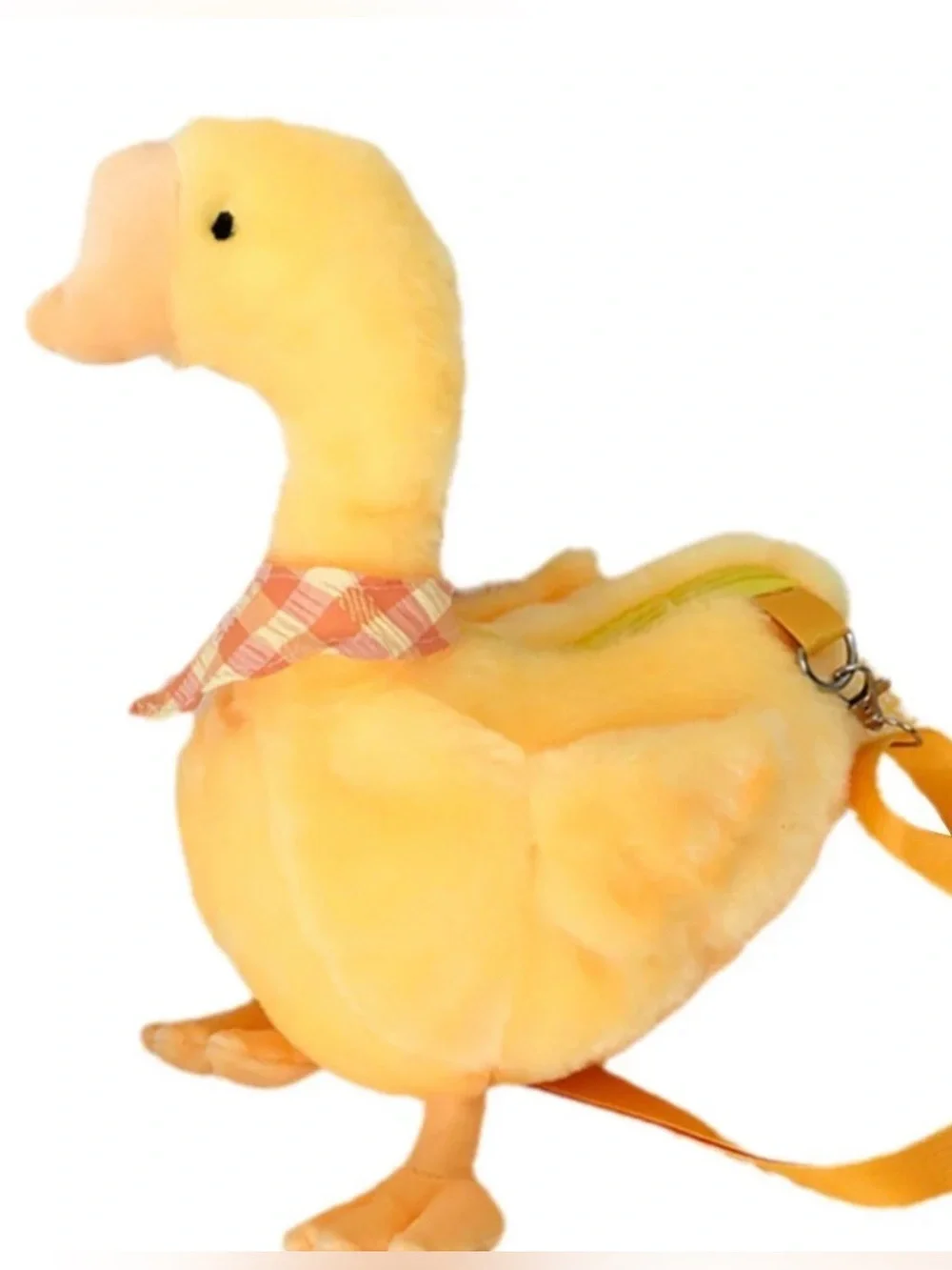 NWT Yellow Plush Duck Crossbody Novelty Bag Purse
